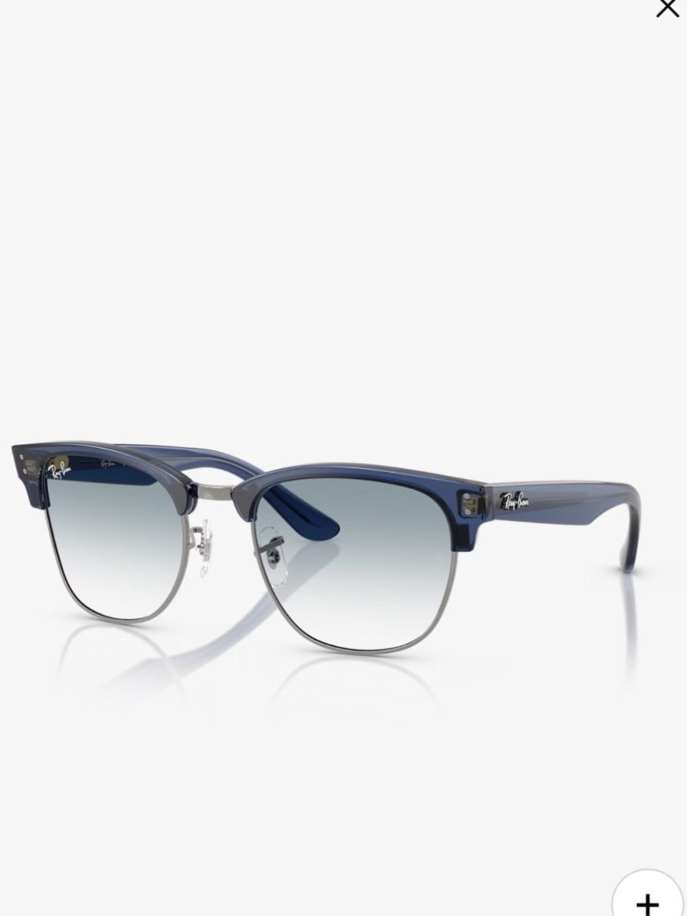 Ray-Ban Men's Navy Blue Clubmaster Sunglasses